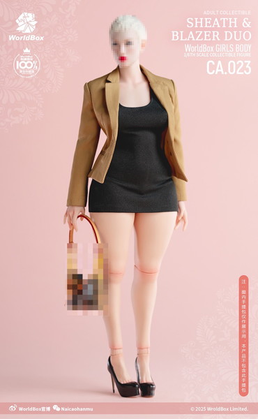 ワールドボックス 1/6 フィメールアウトフィット シース＆ブレイザー デュオ プラスサイズ