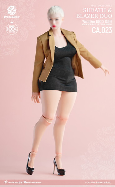 ワールドボックス 1/6 フィメールアウトフィット シース＆ブレイザー デュオ プラスサイズ