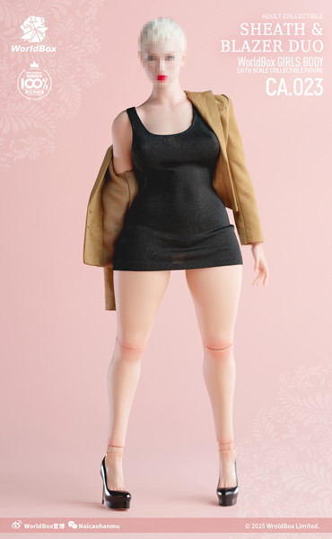 ワールドボックス 1/6 フィメールアウトフィット シース＆ブレイザー デュオ プラスサイズ