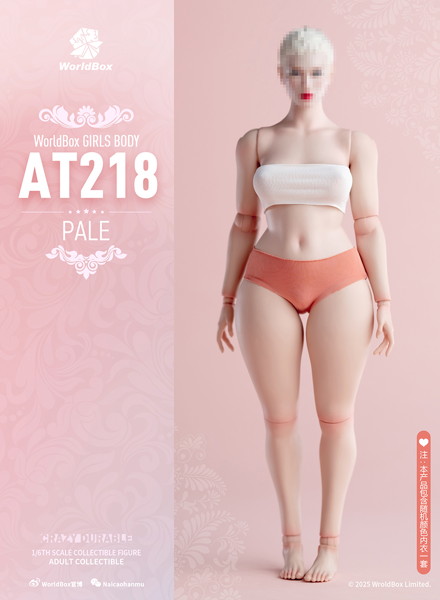 ワールドボックス 1/6 ガールズボディ プラスサイズ AT218 ペール