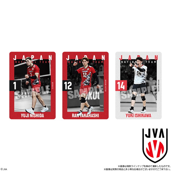 バレーボール日本代表 JAPAN NATIONAL VOLLEYBALL TEAM ツインウエハース 2025 （全38種） 1BOX:20個入