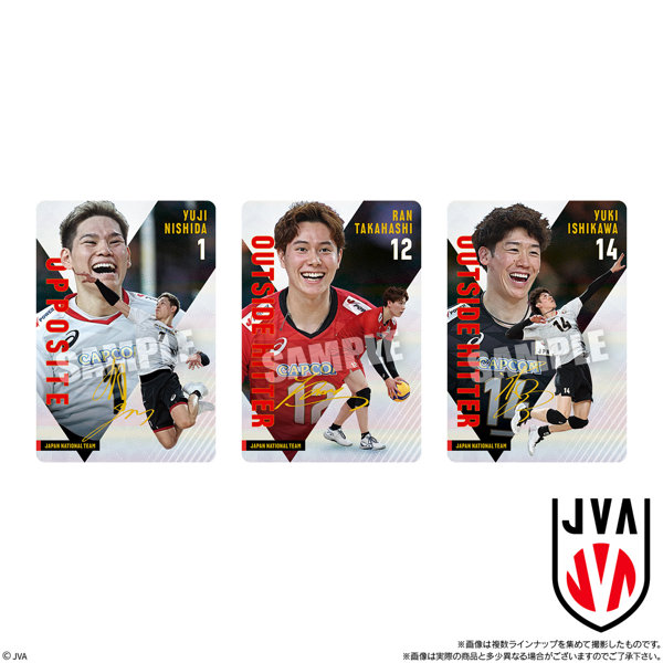 バレーボール日本代表 JAPAN NATIONAL VOLLEYBALL TEAM ツインウエハース 2025 (全38種) 1BOX:20個入