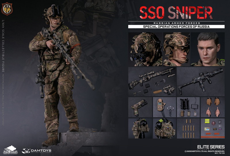 ARS ARMA × ダムトイ 1/6 ロシア特殊作戦軍（SSO）スナイパー
