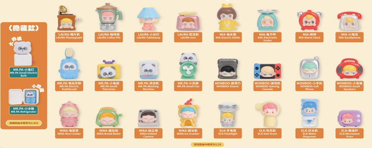 【BOX販売】ELECTRIC CUTIES TEAM でんきっズ！（1BOX=24個入）
