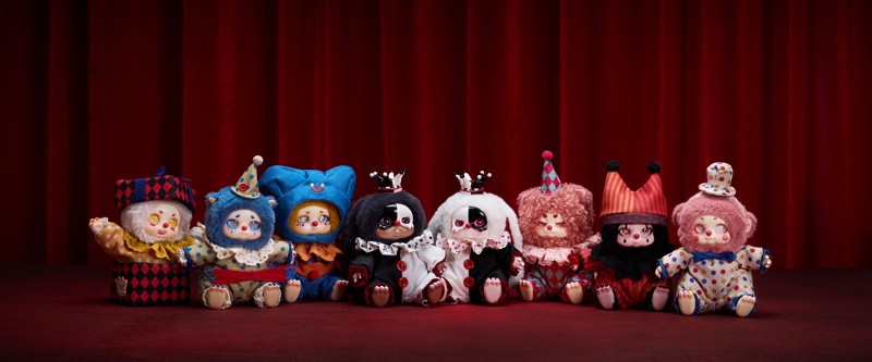 スーパー元気工場-CINO夢のサーカスソフビぬいぐるみブラインドボックス（1BOX=6個入）