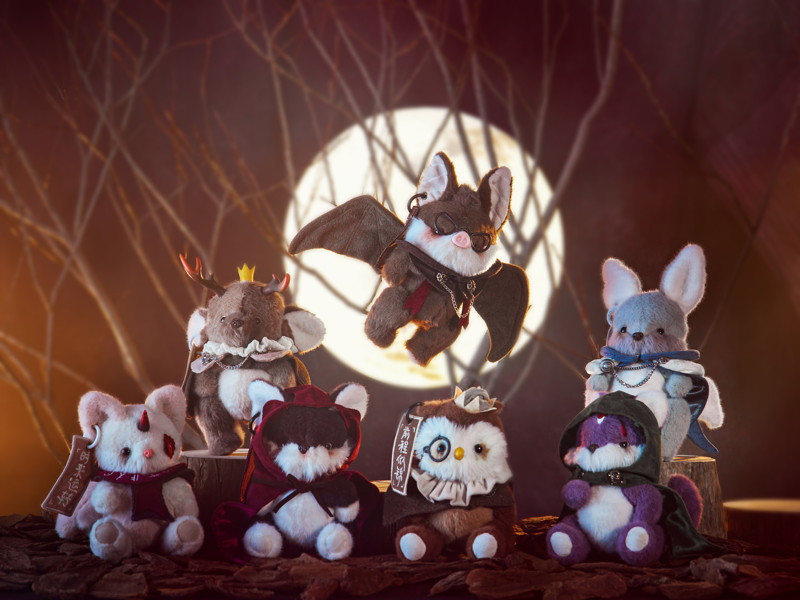 スーパー元気工場-永遠の森ソフビぬいぐるみブラインドボックス（1BOX=6個入）