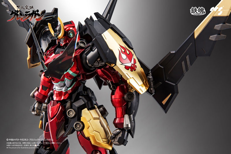 CCSTOYS 鉄魄（MORTAL MIND）シリーズ 天元突破グレンラガン グレンラガン 合金可動フィギュア