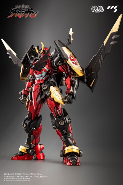 CCSTOYS 鉄魄（MORTAL MIND）シリーズ 天元突破グレンラガン グレンラガン 合金可動フィギュア
