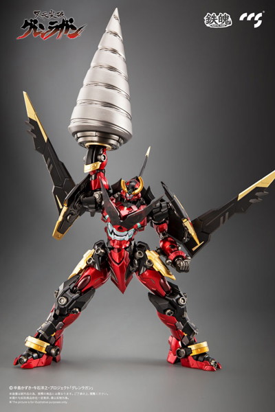 CCSTOYS 鉄魄（MORTAL MIND）シリーズ 天元突破グレンラガン グレンラガン 合金可動フィギュア