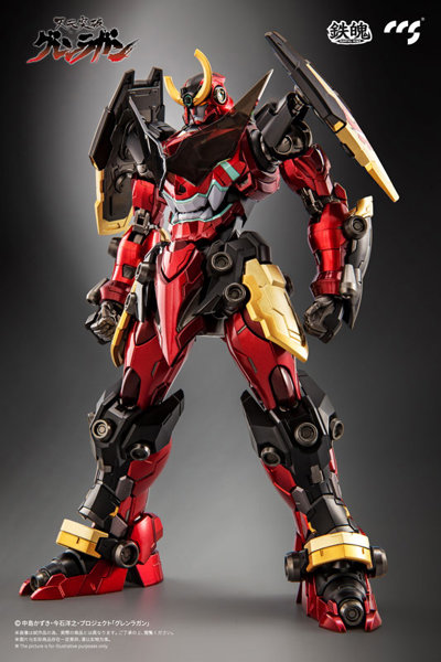 CCSTOYS 鉄魄(MORTAL MIND)シリーズ 天元突破グレンラガン グレンラガン 合金可動フィギュア