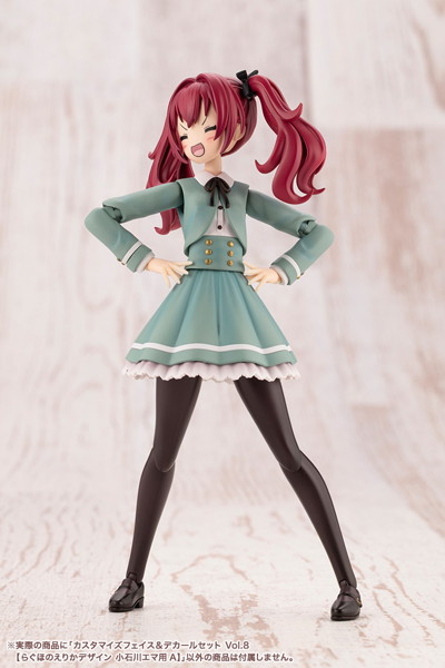 カスタマイズフェイス＆デカールセット Vol.8【らぐほのえりかデザイン 小石川エマ用A】