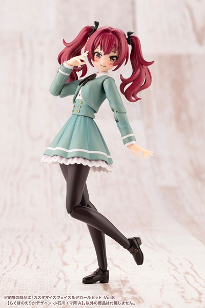 カスタマイズフェイス＆デカールセット Vol.8【らぐほのえりかデザイン 小石川エマ用A】