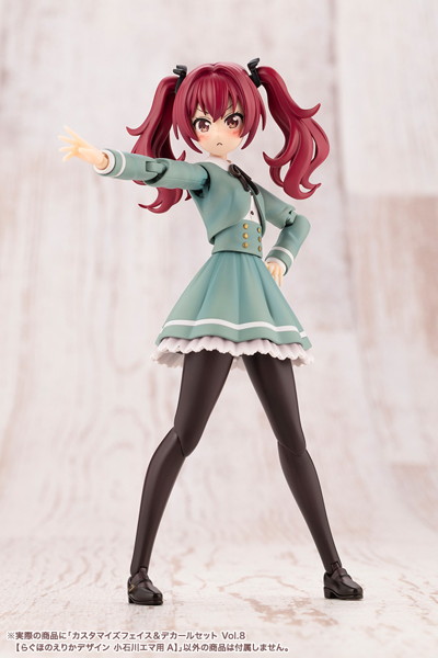 カスタマイズフェイス＆デカールセット Vol.8【らぐほのえりかデザイン 小石川エマ用A】