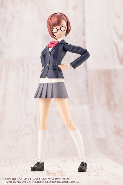 カスタマイズフェイス＆デカールセット Vol.9【らぐほのえりかデザイン 小鳥遊暦用A】