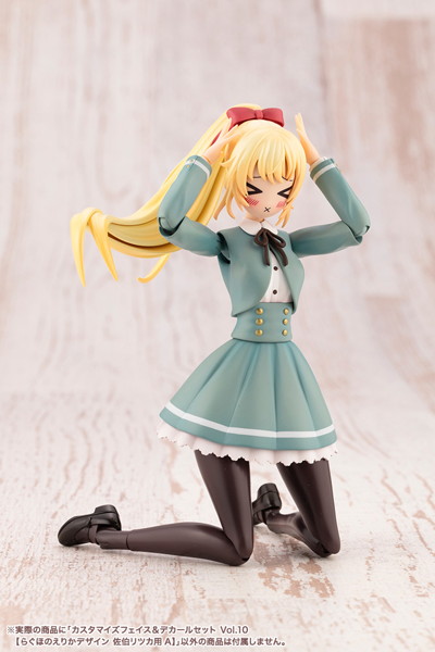 カスタマイズフェイス＆デカールセット Vol.10【らぐほのえりかデザイン 佐伯リツカ用A】