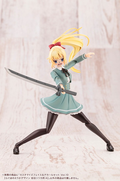 カスタマイズフェイス＆デカールセット Vol.10【らぐほのえりかデザイン 佐伯リツカ用A】