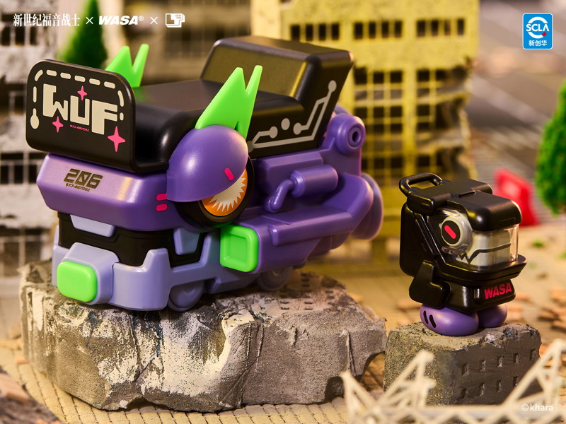 【BOX販売】エヴァンゲリオン×WASA 超特急合体ロボット EVA206 コラボシリーズ （全4種＋1） 1BOX:4個入