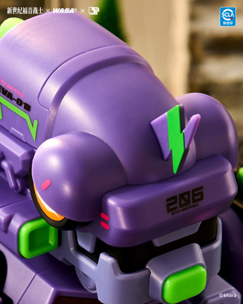 【BOX販売】エヴァンゲリオン×WASA 超特急合体ロボット EVA206 コラボシリーズ （全4種＋1） 1BOX:4個入