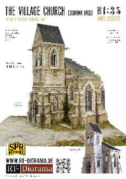 RTD35035 1/35 ディオラマベース:村の教会