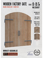 RTD35697 1/35 工場の木製門扉