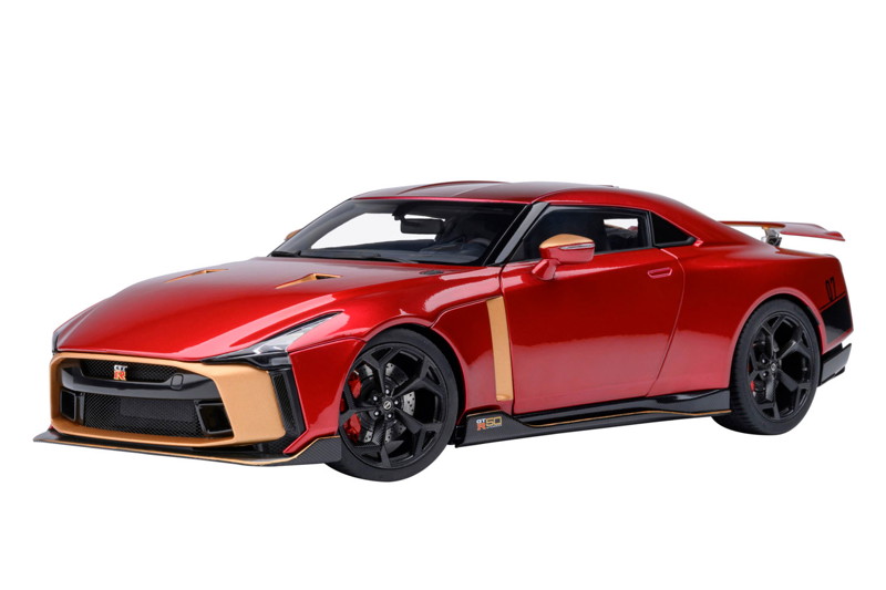NISSAN GT-R50 by ITALDESIGN （メタリック・レッド/ゴールド）