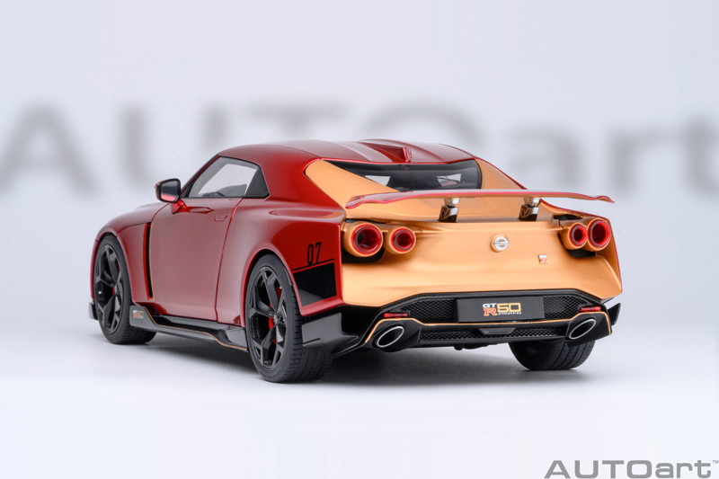 NISSAN GT-R50 by ITALDESIGN （メタリック・レッド/ゴールド）