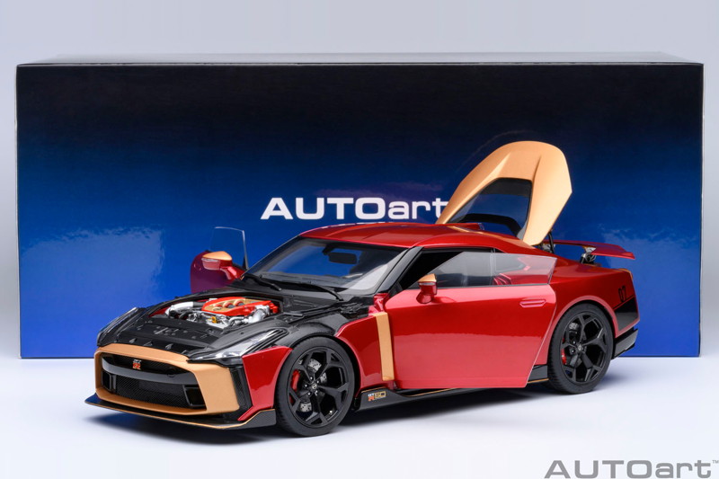 NISSAN GT-R50 by ITALDESIGN （メタリック・レッド/ゴールド）
