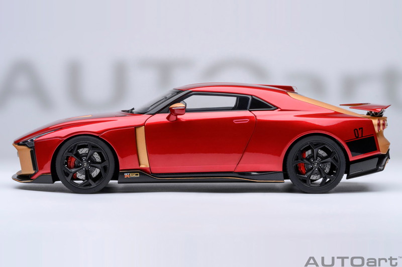 NISSAN GT-R50 by ITALDESIGN （メタリック・レッド/ゴールド）