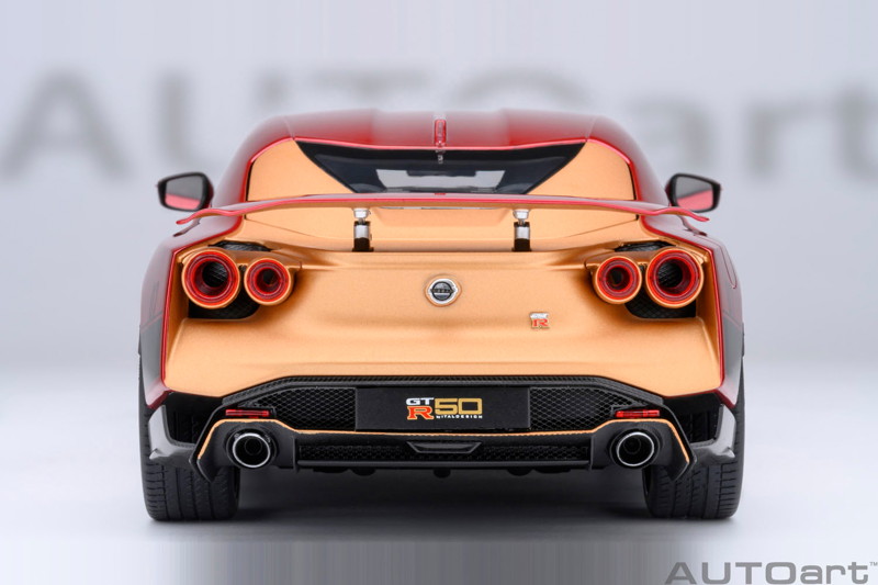 NISSAN GT-R50 by ITALDESIGN （メタリック・レッド/ゴールド）