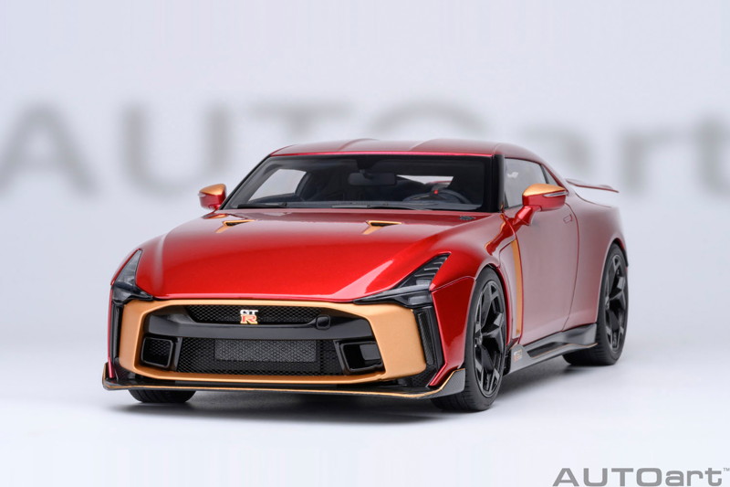 NISSAN GT-R50 by ITALDESIGN （メタリック・レッド/ゴールド）