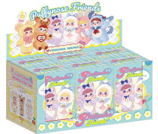 Puffynose Friendsおともだちメモリーズぬいぐるみ（1BOX=6個入）