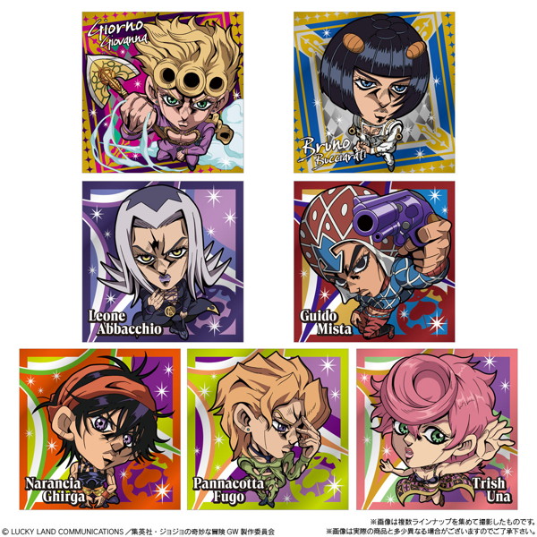 にふぉるめーしょん ジョジョの奇妙な冒険 シールウエハース 〜黄金の風 Episodio02〜 （全32種） 1BOX:20個入