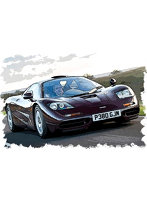 McLaren F1 Roadcar 1994 ダークバーガンディ