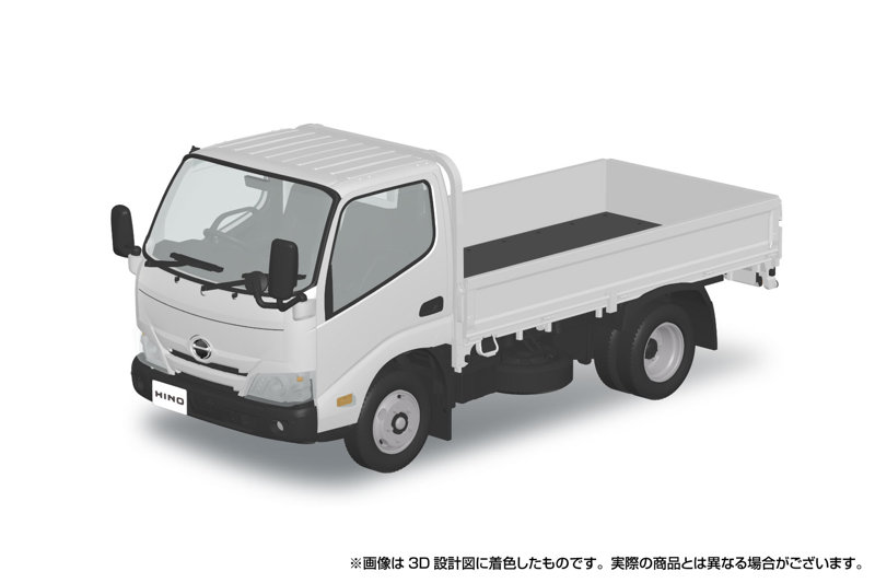 23-WE 日野 デュトロ 平ボデー（ホワイト） 楽プラ スナップキット