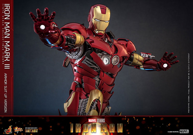 【ムービー・マスターピース DIECAST】 『アイアンマン』1/6スケールフィギュア アイアンマン・マーク3...