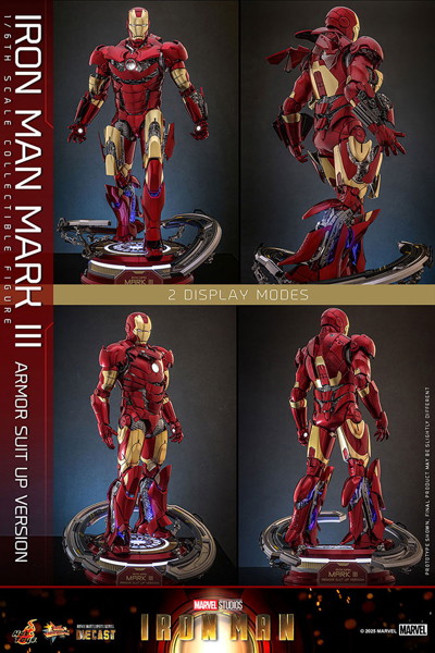 【ムービー・マスターピース DIECAST】 『アイアンマン』1/6スケールフィギュア アイアンマン・マーク3...
