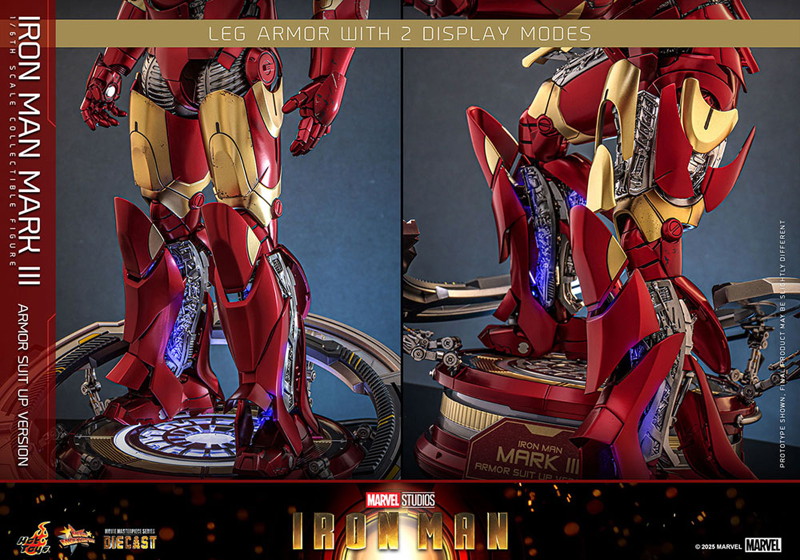 【ムービー・マスターピース DIECAST】 『アイアンマン』1/6スケールフィギュア アイアンマン・マーク3...
