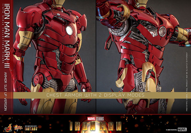【ムービー・マスターピース DIECAST】 『アイアンマン』1/6スケールフィギュア アイアンマン・マーク3...