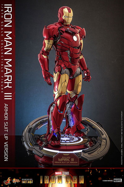 【ムービー・マスターピース DIECAST】 『アイアンマン』1/6スケールフィギュア アイアンマン・マーク3...