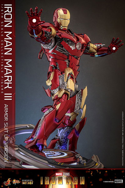 【ムービー・マスターピース DIECAST】 『アイアンマン』1/6スケールフィギュア アイアンマン・マーク3...