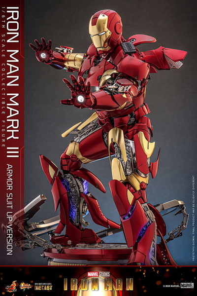 【ムービー・マスターピース DIECAST】 『アイアンマン』1/6スケールフィギュア アイアンマン・マーク3...