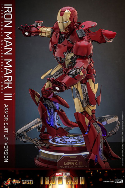 【ムービー・マスターピース DIECAST】 『アイアンマン』1/6スケールフィギュア アイアンマン・マーク3...