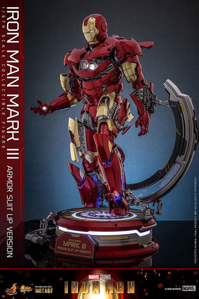 【ムービー・マスターピース DIECAST】 『アイアンマン』1/6スケールフィギュア アイアンマン・マーク3...
