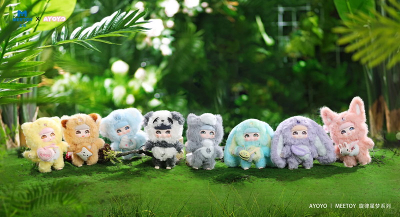 【BOX販売】AYOYO メロディースタードリーム シリーズ ソフビぬいぐるみ ブラインドボックス（1BOX=6個）