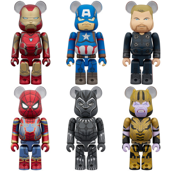 BE@RBRICK CHASE MARVEL INFINITY SAGA （全6種） 1BOX:12個入