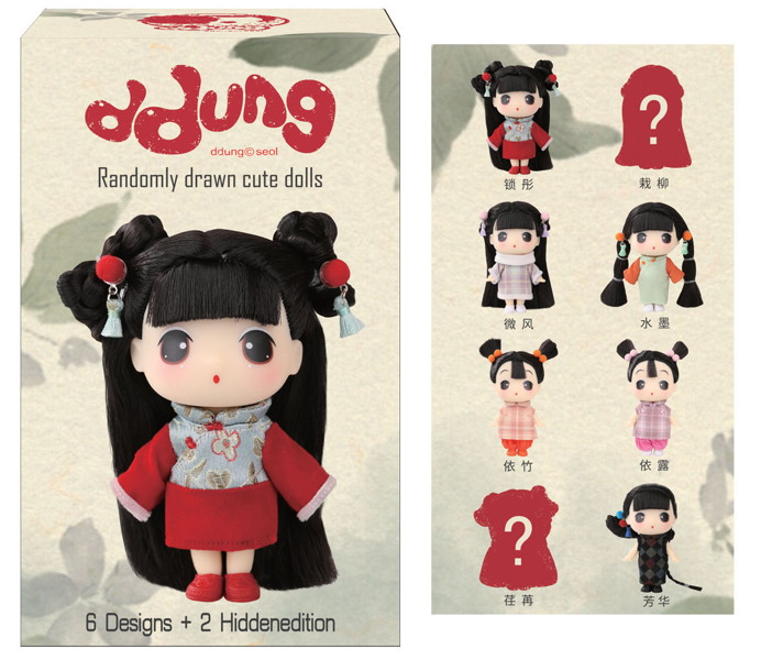 【BOX販売】ddung 「Chinese classical」 SM-004 （全6種＋2） 1BOX:6個入