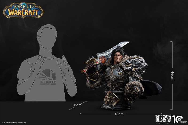 World of Warcraft Infinity Studio X Blizzard ヴァリアン・リン バストモデル
