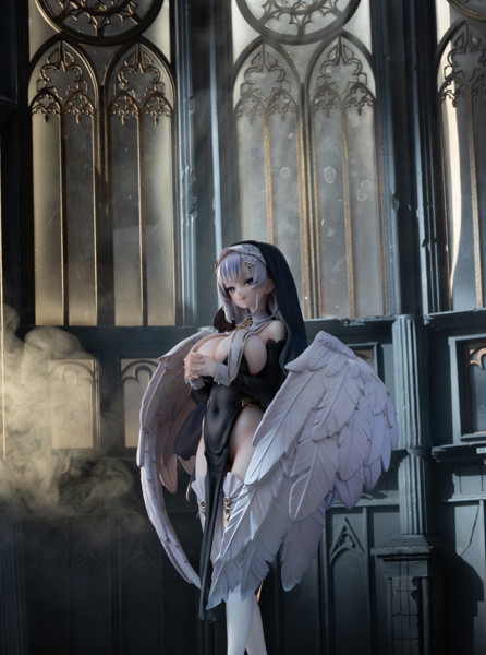 KAWA DESIGN 天使の修道女 聖羽 通常版 1/6 完成品フィギュア