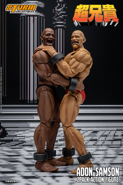 超兄貴 アクションフィギュア アドン＆サムソン 2パック