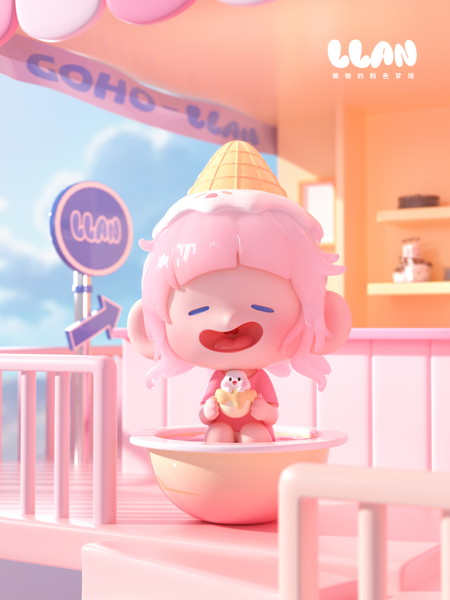 【BOX販売】Lazy Pink Dreamland （全8種＋1） 1BOX:8個入